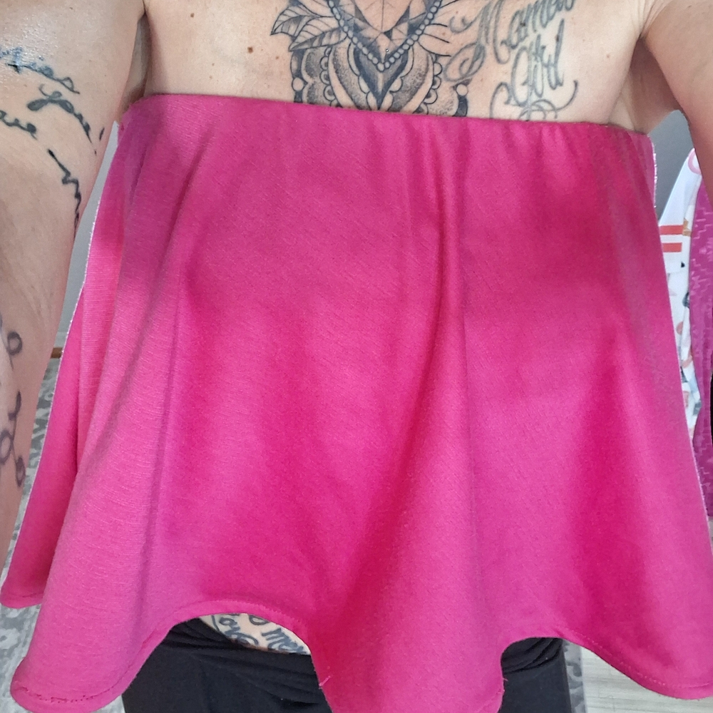 Judith March Pink Ombre Crop Top